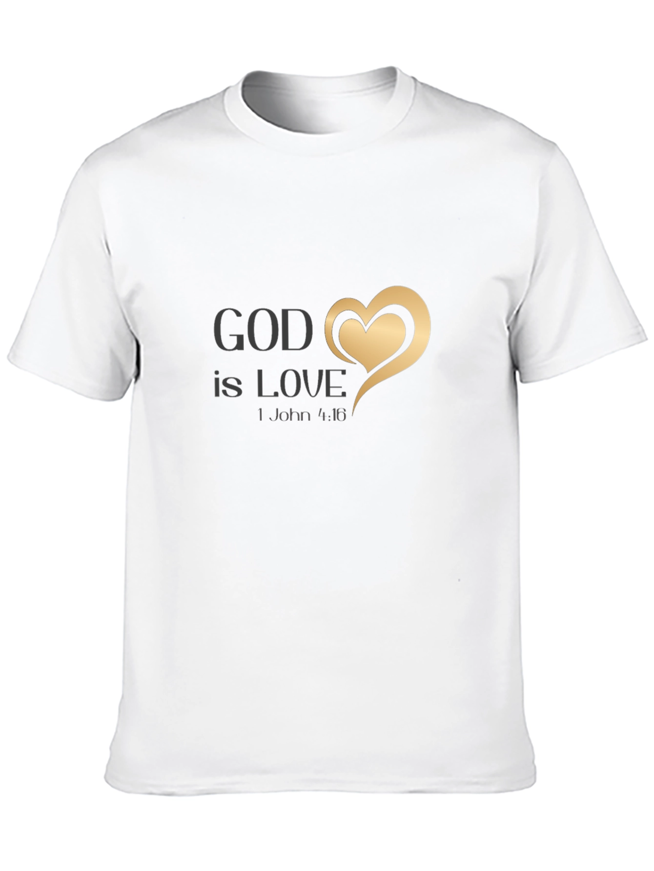 God Is Love Black T-Shirt