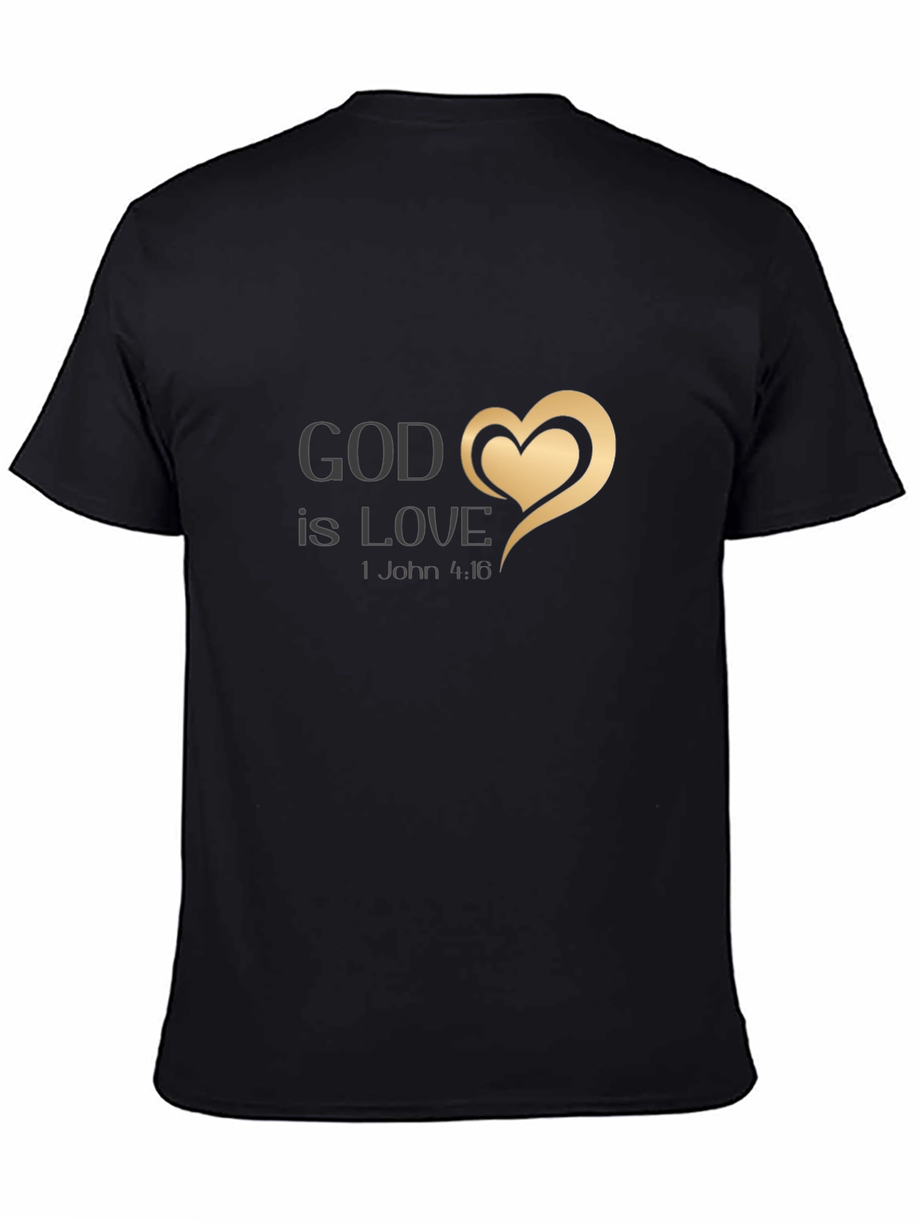 God Is Love Black T-Shirt