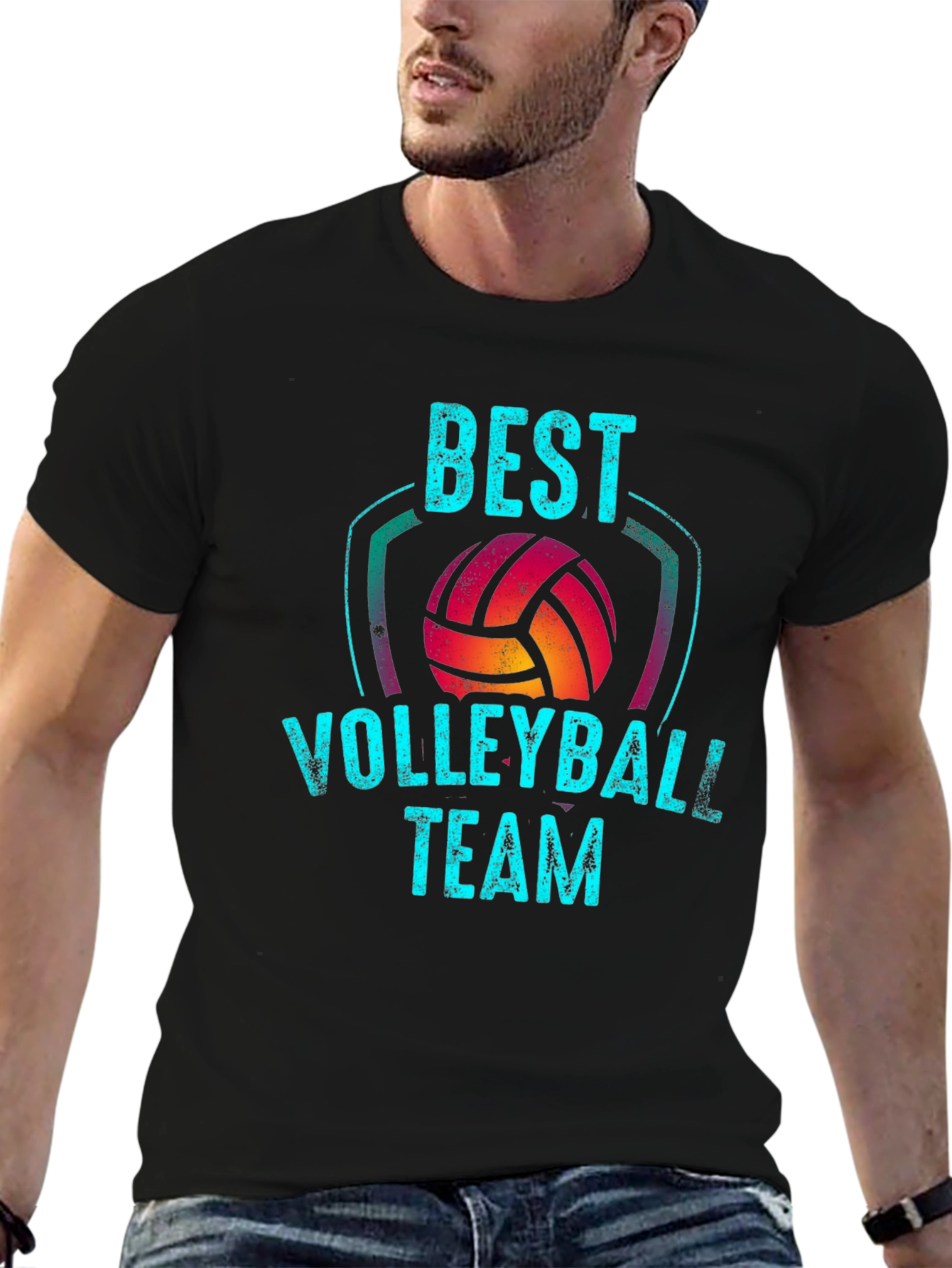 Best Volleyball Team Graphic Tee