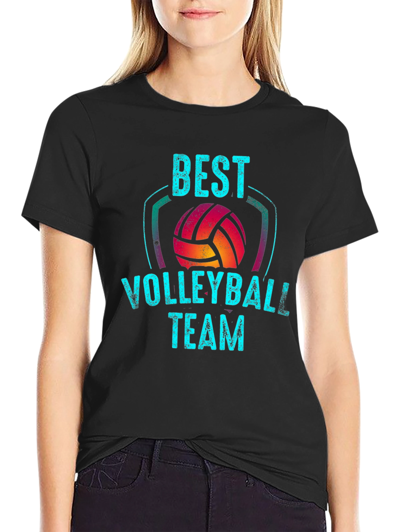 Best Volleyball Team Graphic Tee
