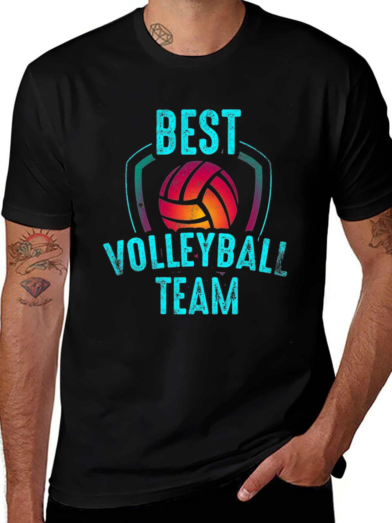 Best Volleyball Team Graphic Tee