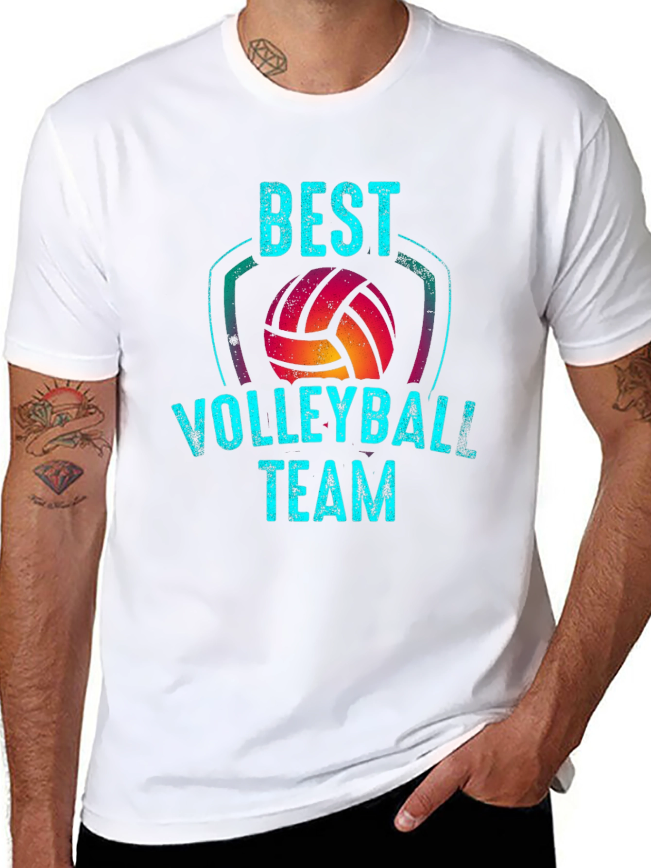 Best Volleyball Team Graphic Tee