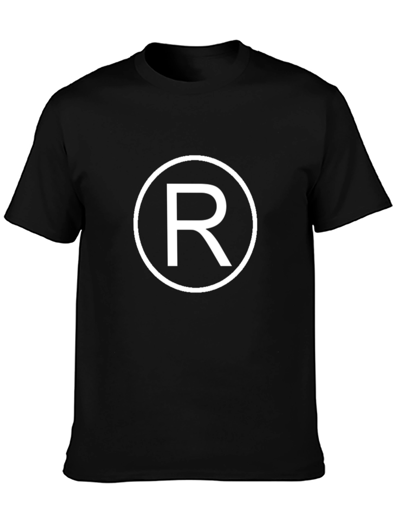 Letter R Graphic T-Shirt - Stylish Cotton Tee