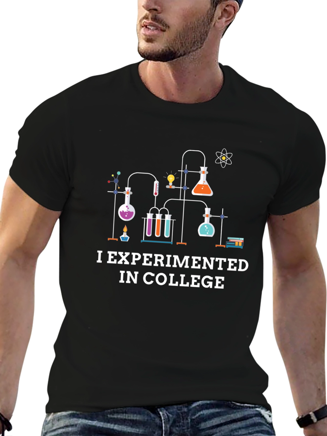 I Experimented in College T-Shirt - Black