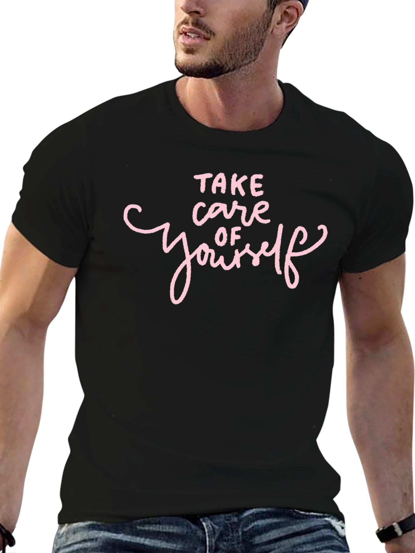Take Care Of Yourself Black T-Shirt