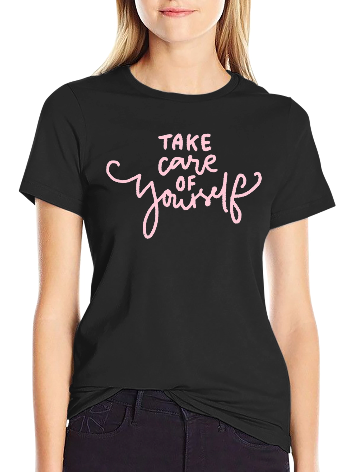 Take Care Of Yourself Black T-Shirt