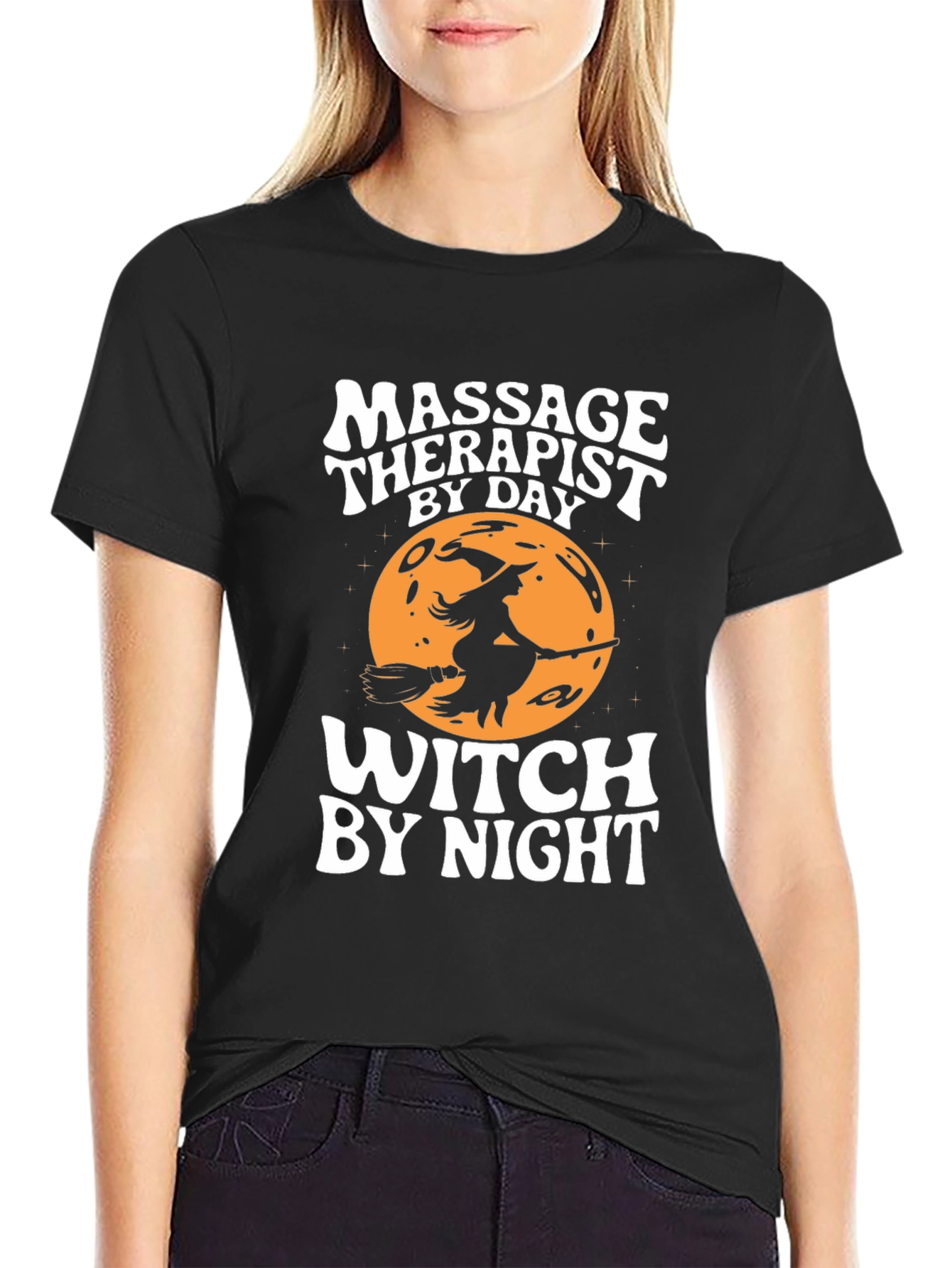 Massage Therapist Witch T-Shirt
