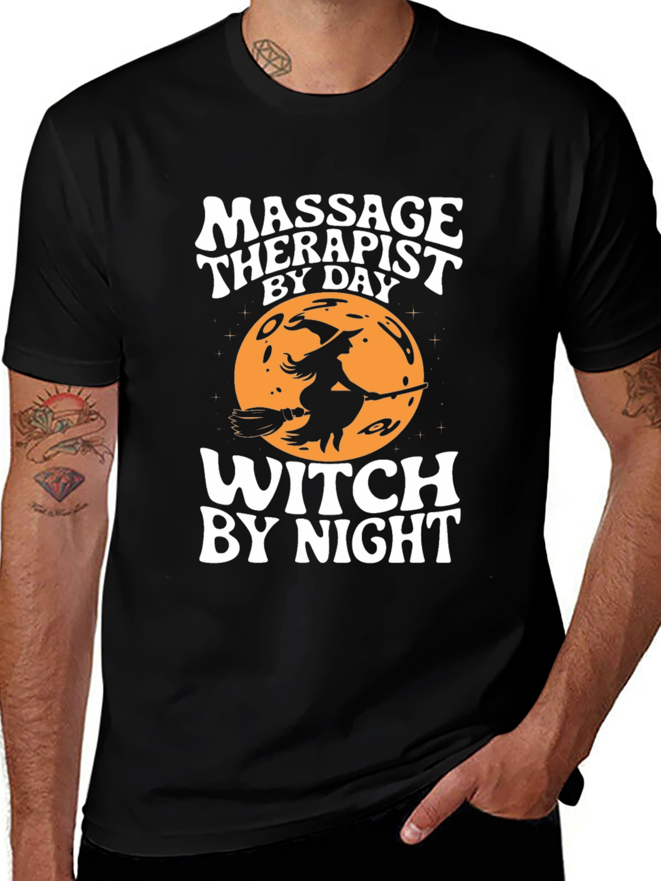 Massage Therapist Witch T-Shirt