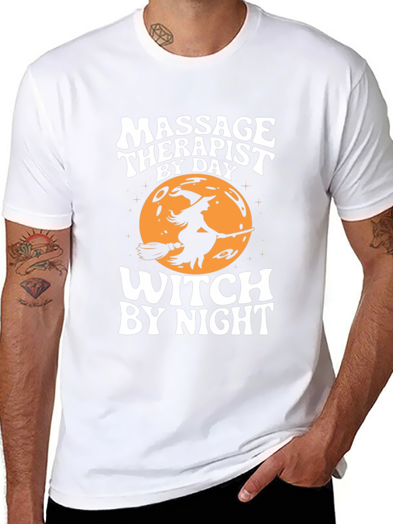 Massage Therapist Witch T-Shirt
