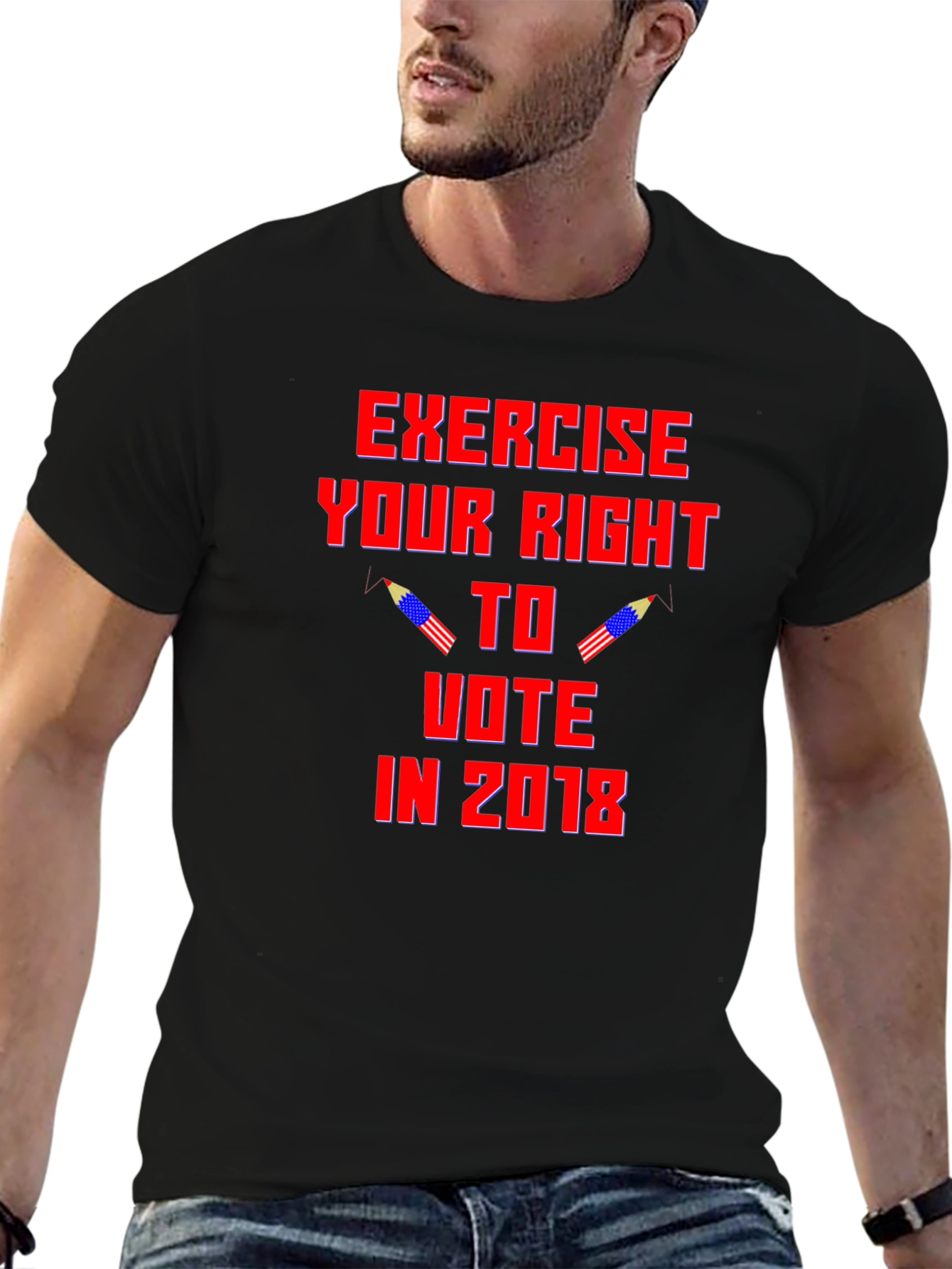 Exercise Your Right to Vote Patriotic Graphic Tee