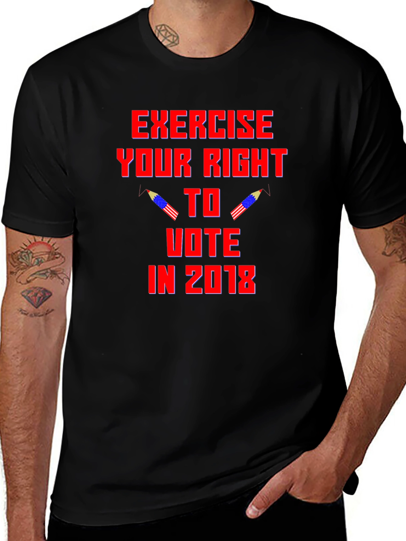 Exercise Your Right to Vote Patriotic Graphic Tee