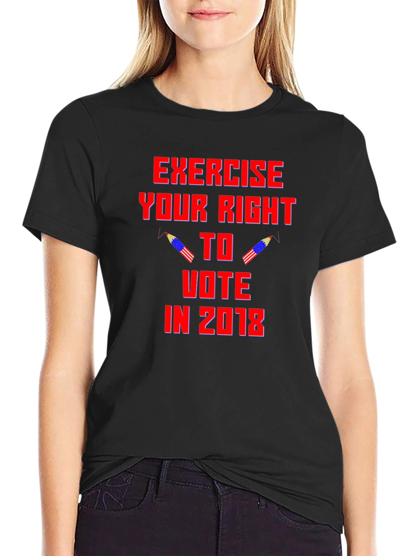 Exercise Your Right to Vote Patriotic Graphic Tee