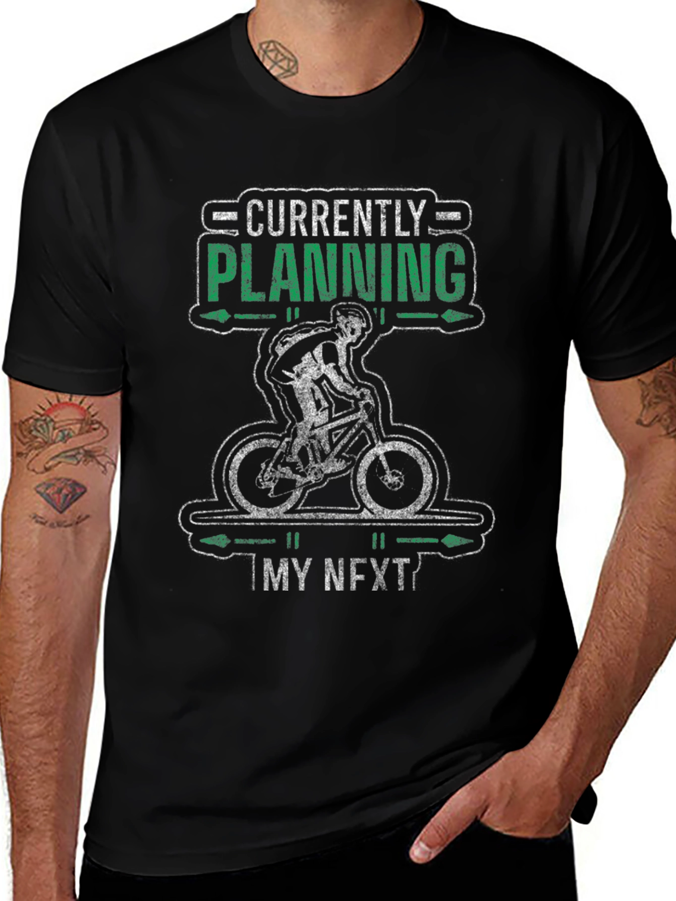 Mountain Biking T-Shirt - Planning My Next Ride