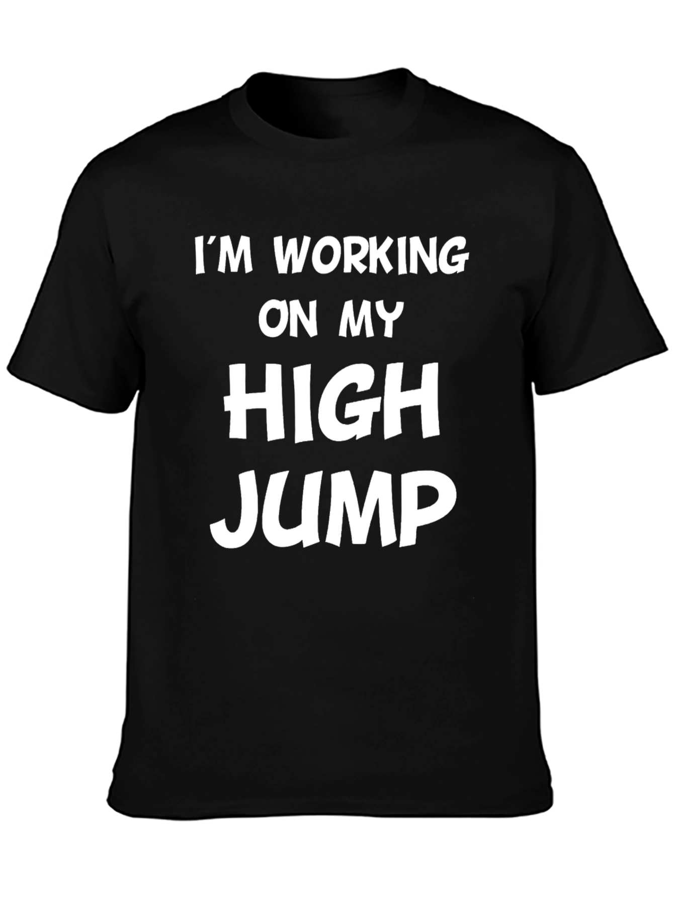 High Jump Training T-Shirt - Funny Athlete Tee