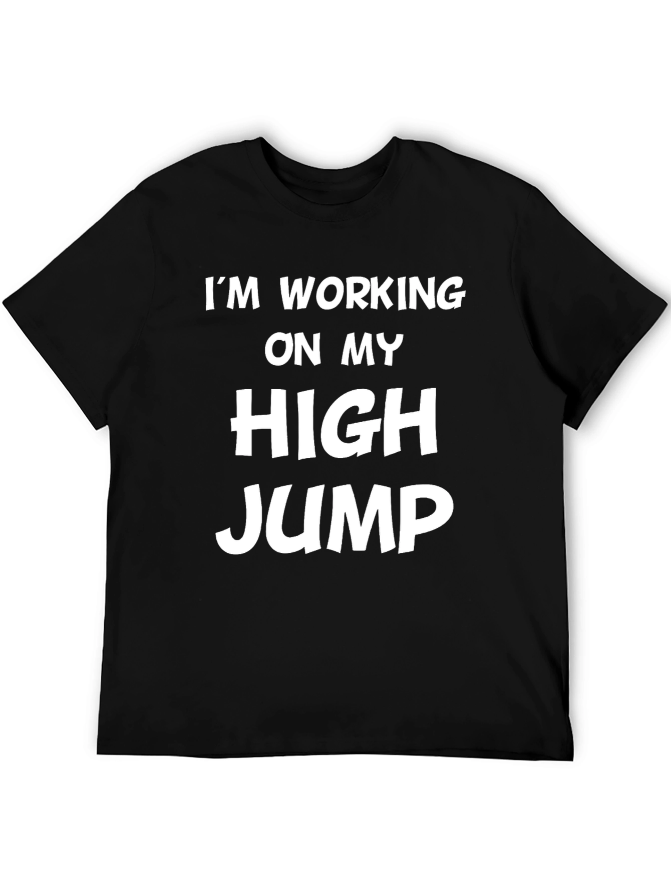 High Jump Training T-Shirt - Funny Athlete Tee