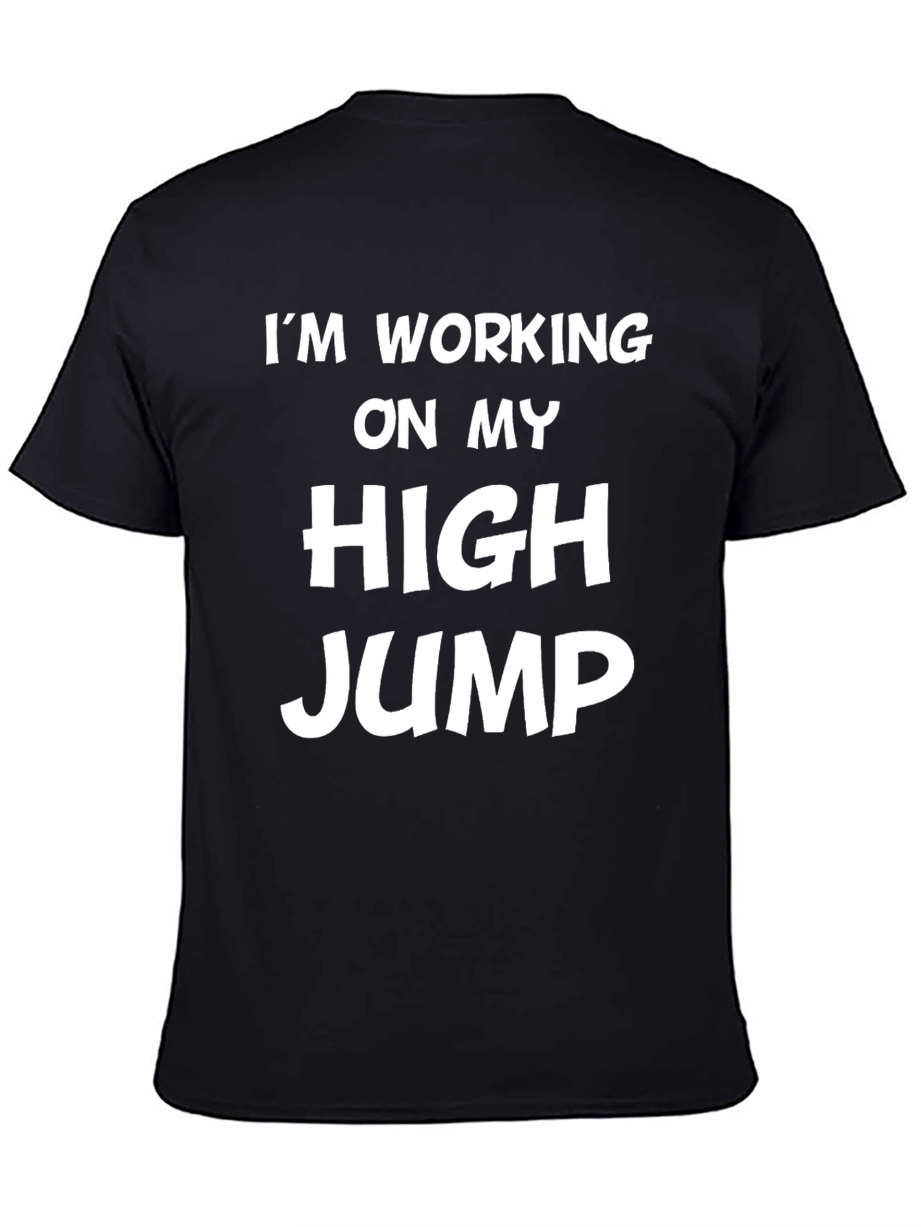 High Jump Training T-Shirt - Funny Athlete Tee