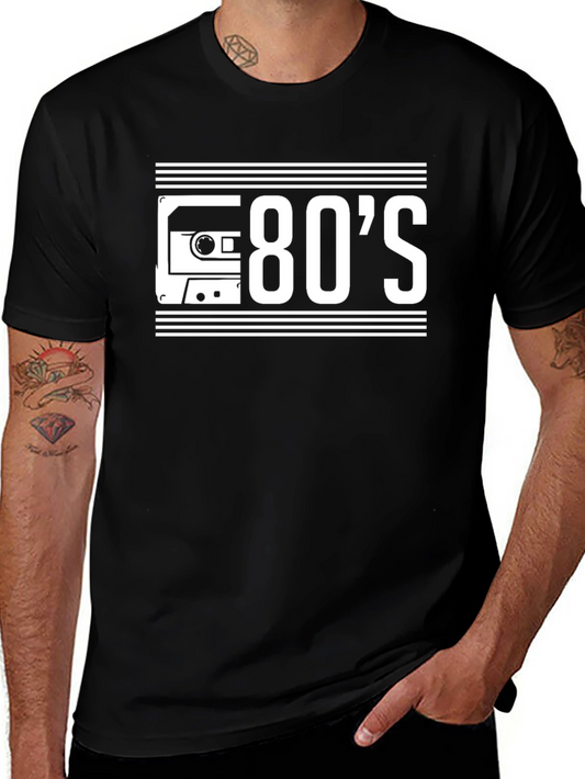 Retro 80s Cassette T-Shirt - Vintage Style Tee