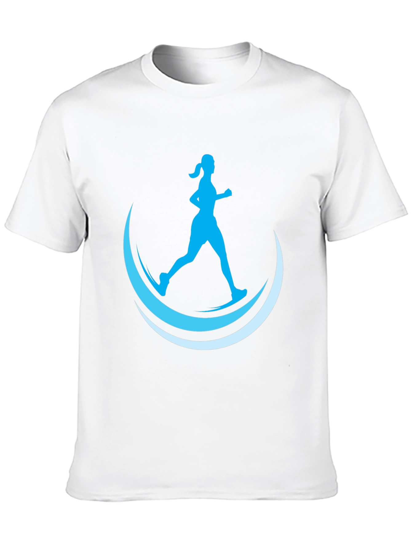 Runners Crescent Graphic Tee - Black