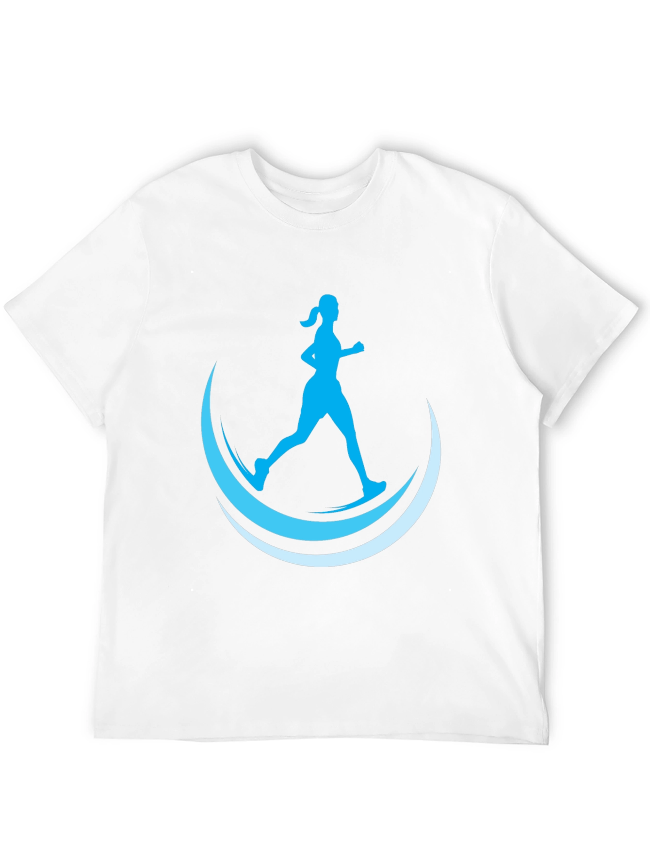 Runners Crescent Graphic Tee - Black