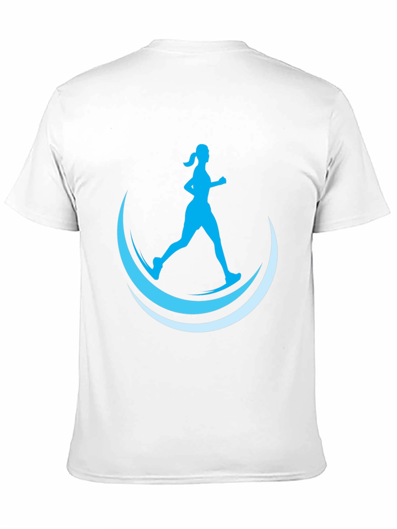 Runners Crescent Graphic Tee - Black