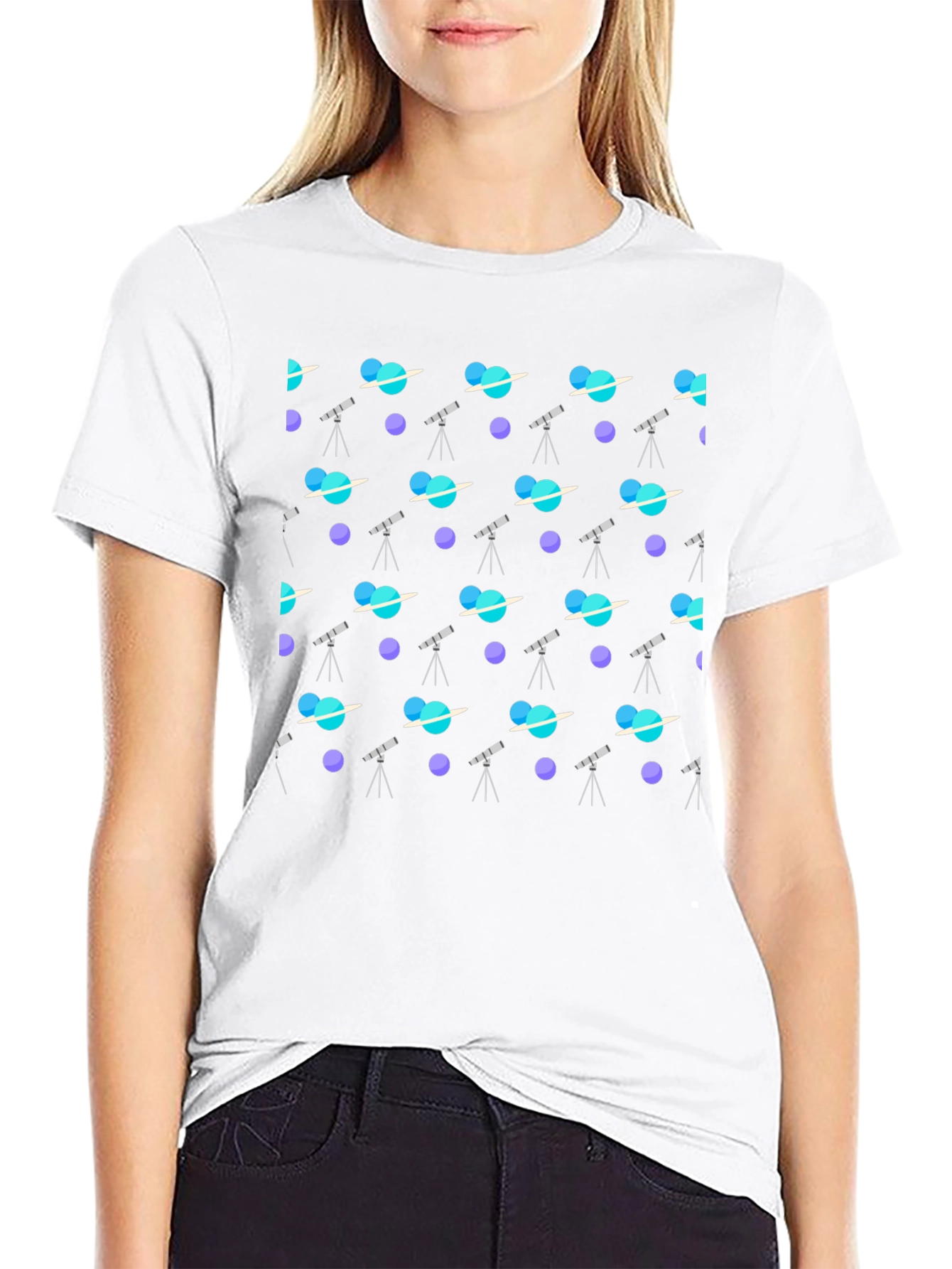 Galaxy Pattern Tee