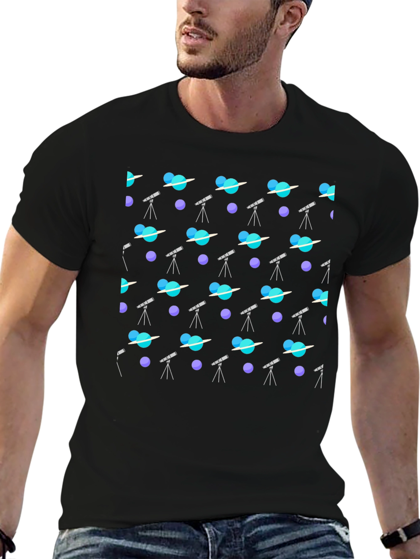 Galaxy Pattern Tee