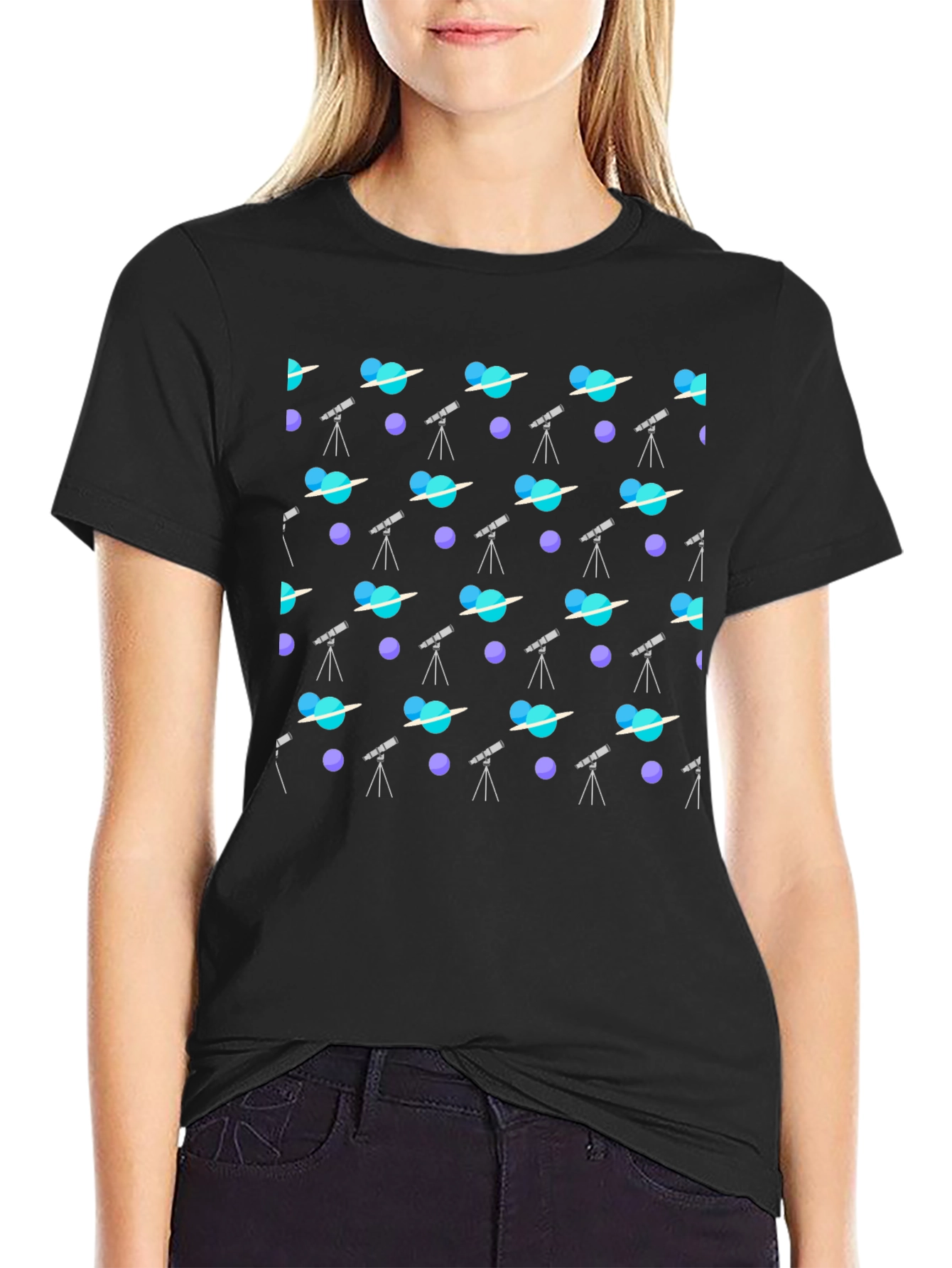 Galaxy Pattern Tee