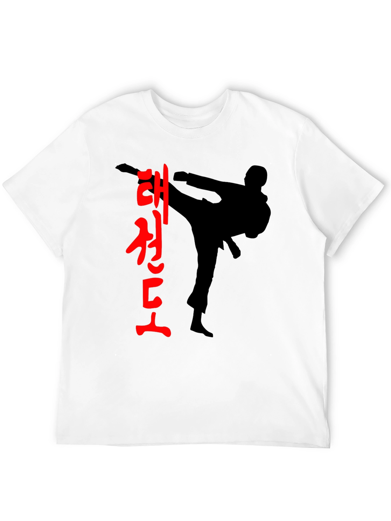 Taekwondo T-Shirt - Martial Arts Silhouette