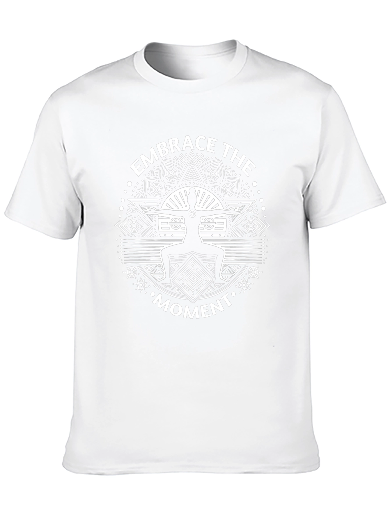 Embrace the Moment Yoga Graphic Black T-Shirt