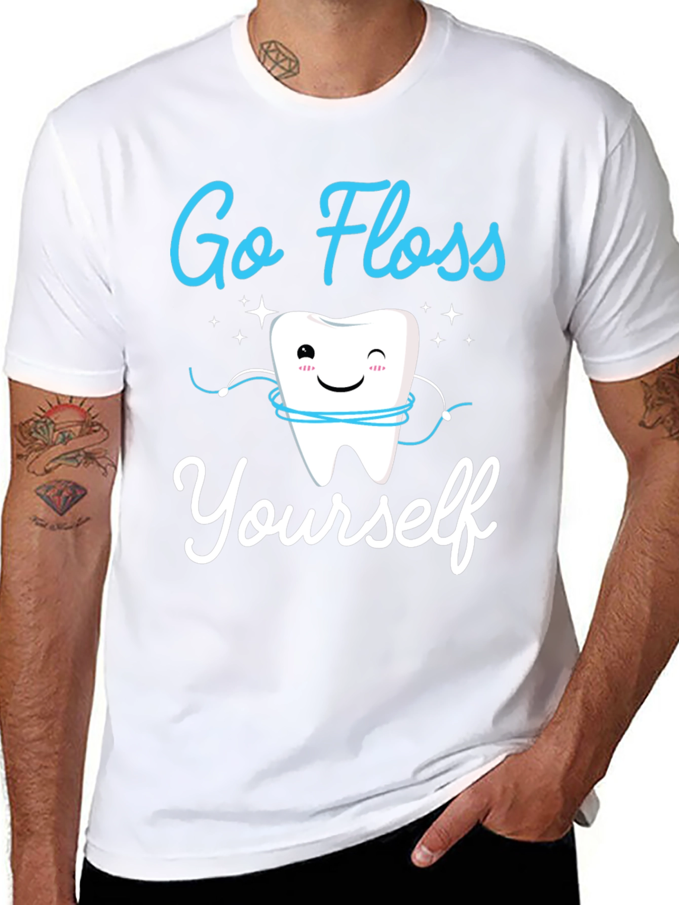 Go Floss Yourself T-Shirt Dental Hygiene