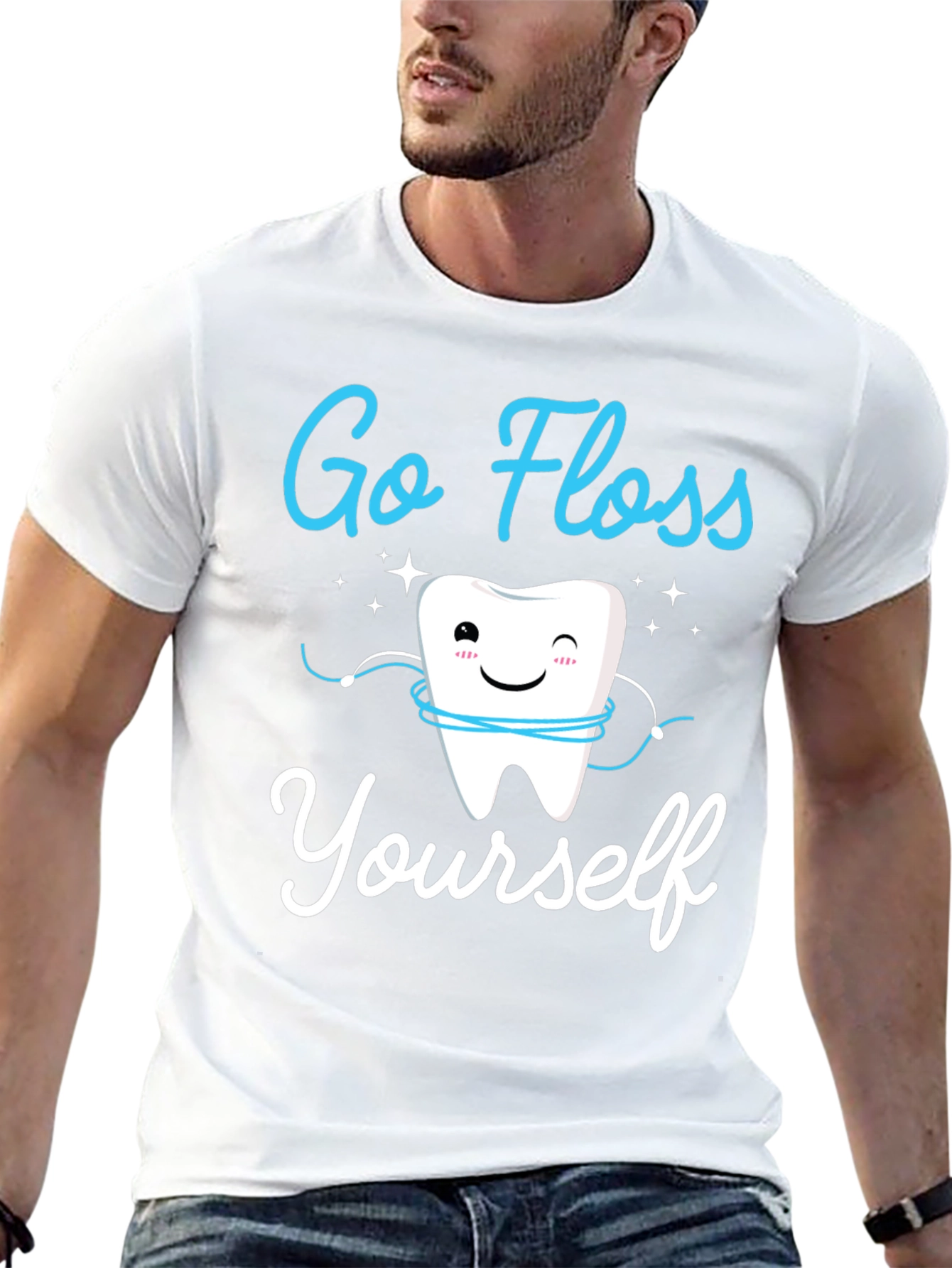 Go Floss Yourself T-Shirt Dental Hygiene