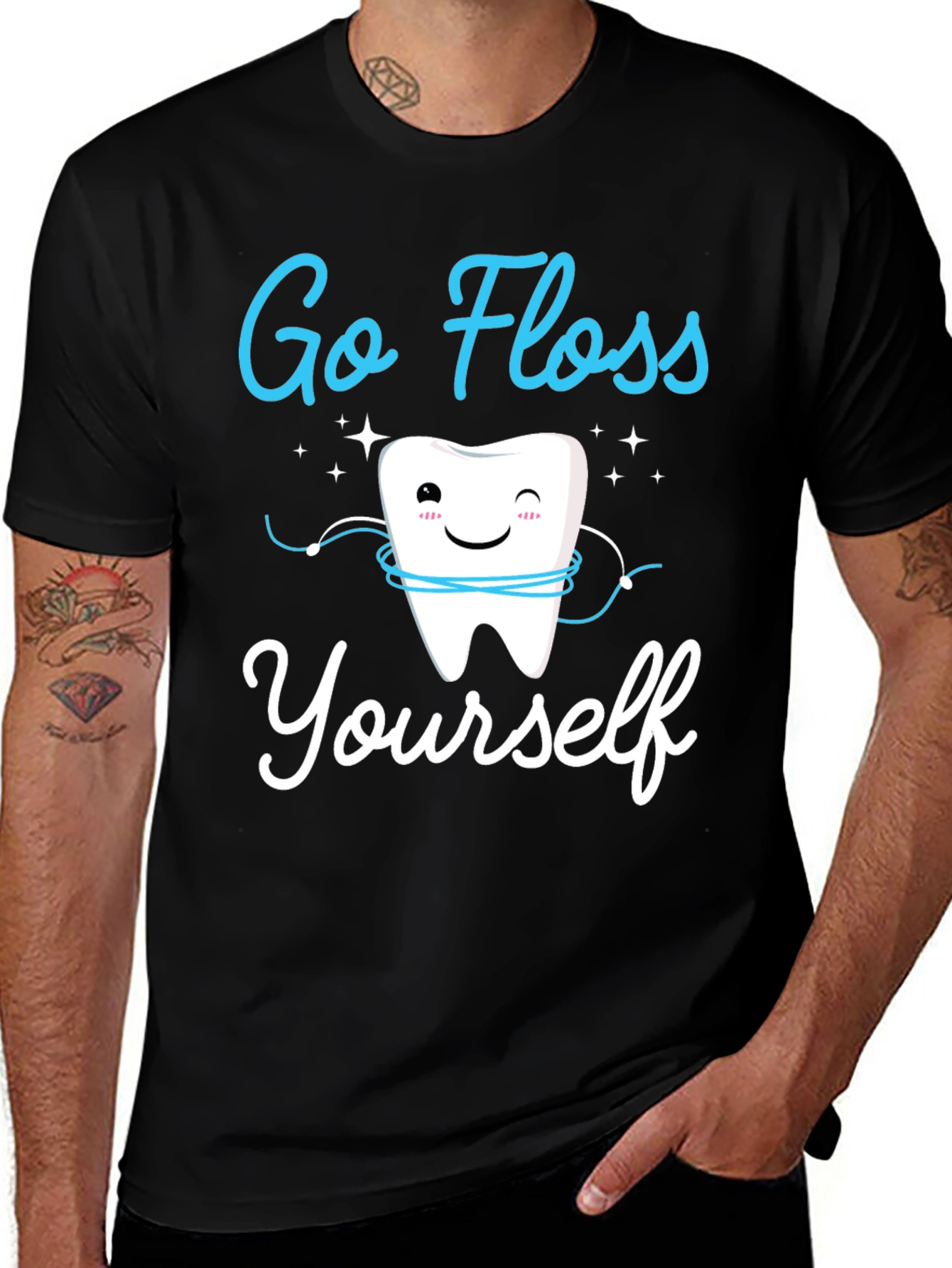 Go Floss Yourself T-Shirt Dental Hygiene