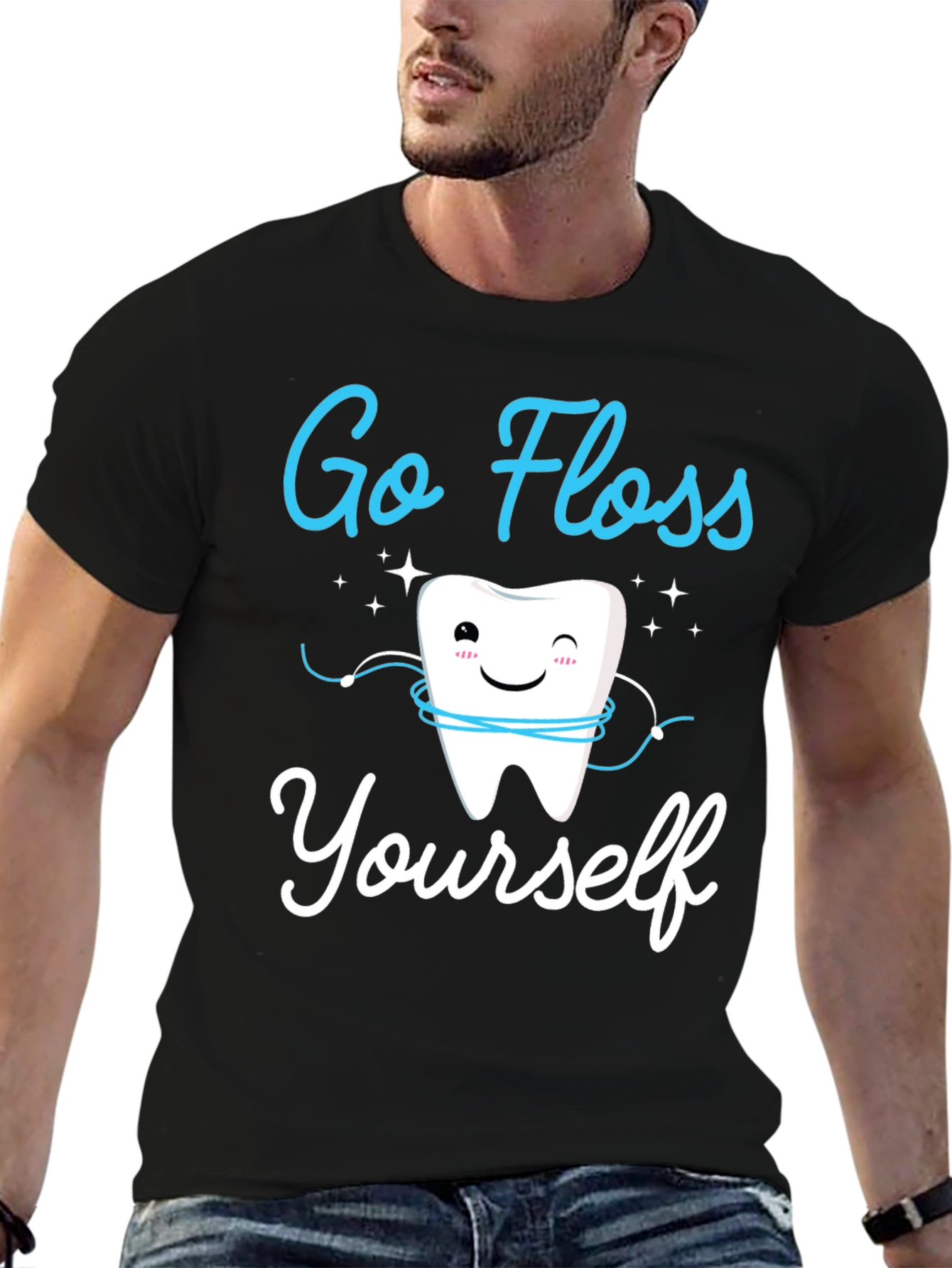 Go Floss Yourself T-Shirt Dental Hygiene