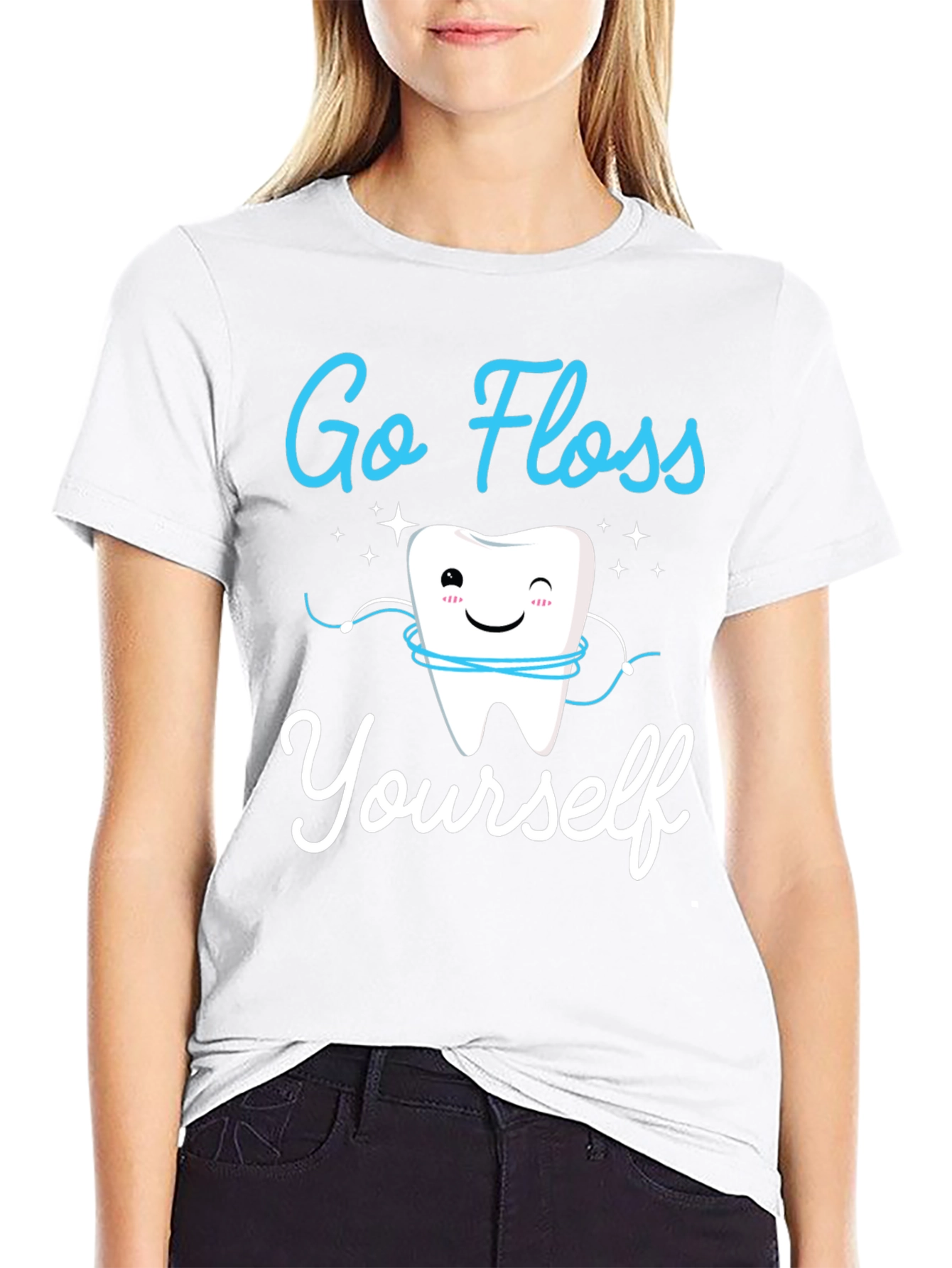 Go Floss Yourself T-Shirt Dental Hygiene