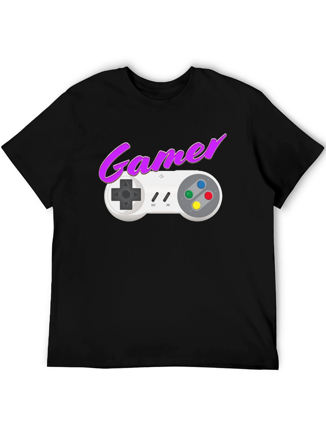 Retro Gamer T-Shirt: Classic Controller Design