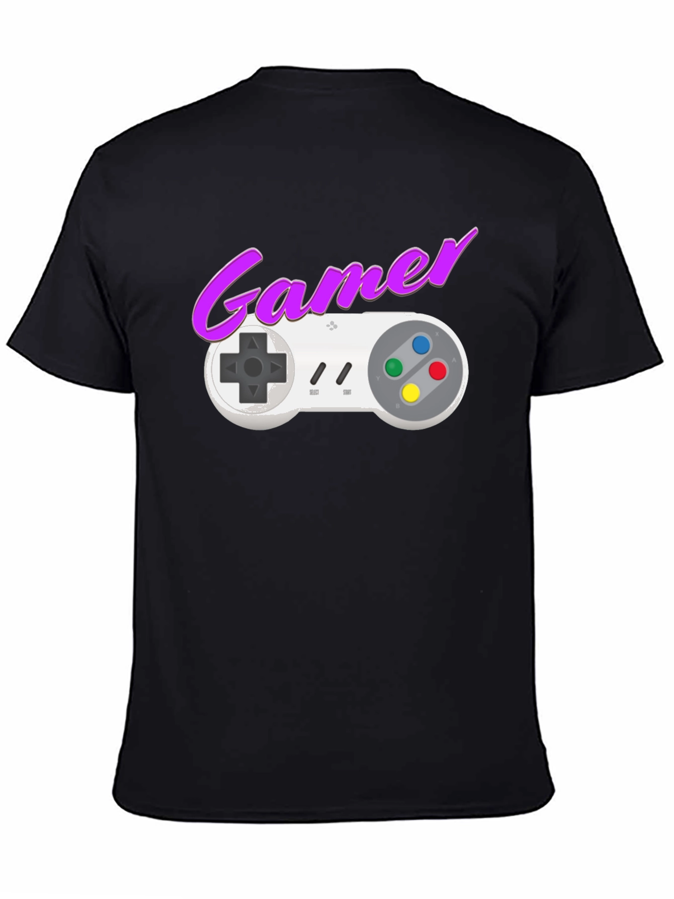 Retro Gamer T-Shirt: Classic Controller Design