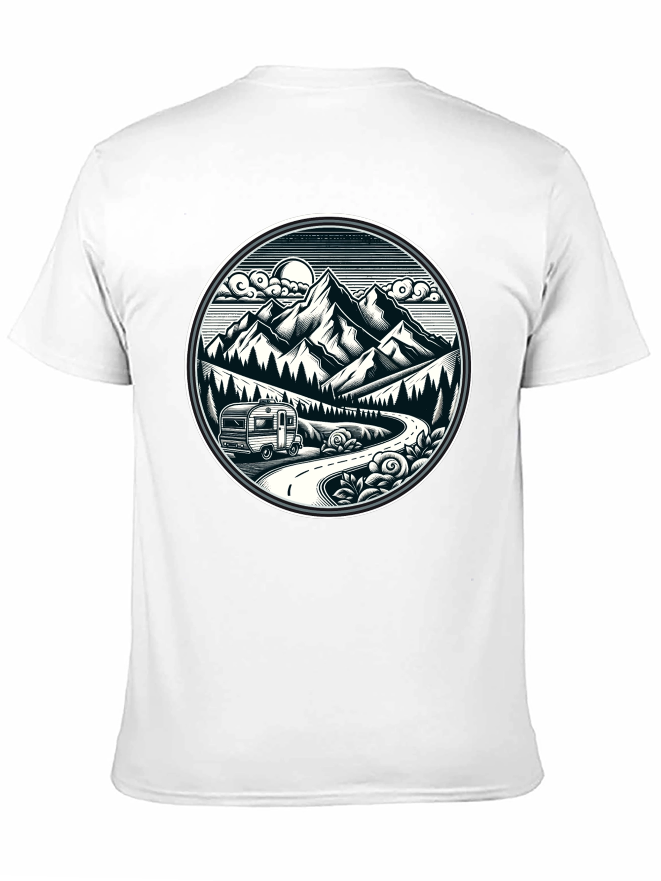 Adventure Awaits T-Shirt - Mountain Road Trip