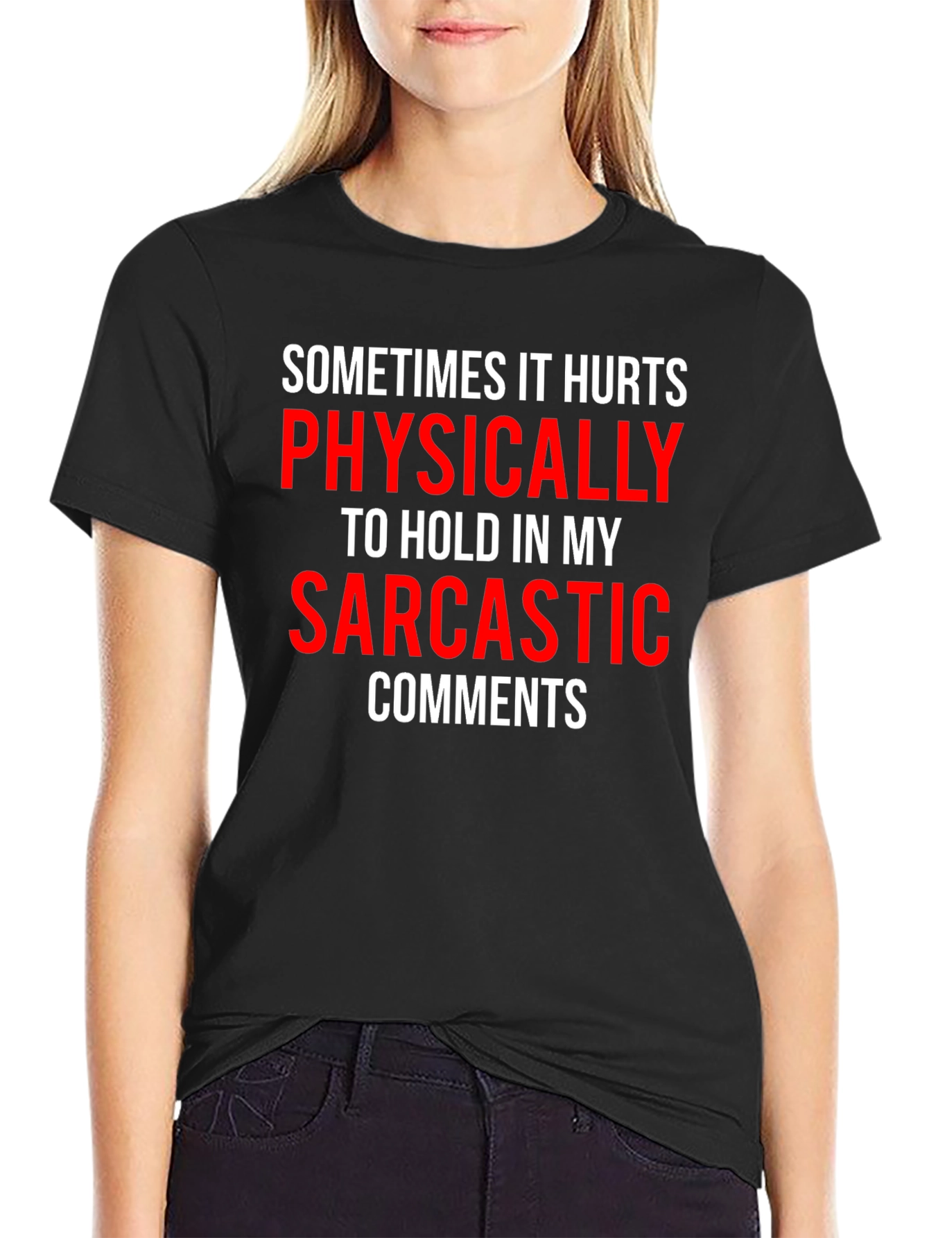 Sarcastic Comments Funny Graphic T-Shirt