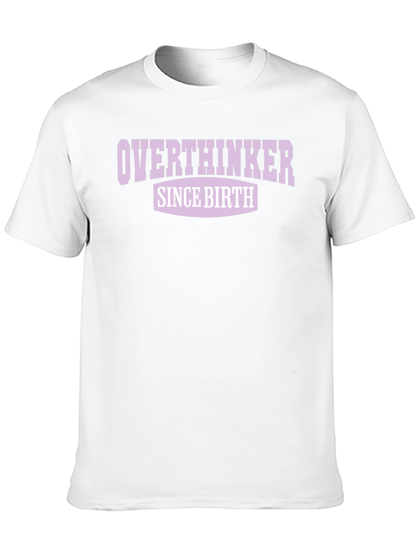 Overthinker Since Birth Graphic Tee - Black