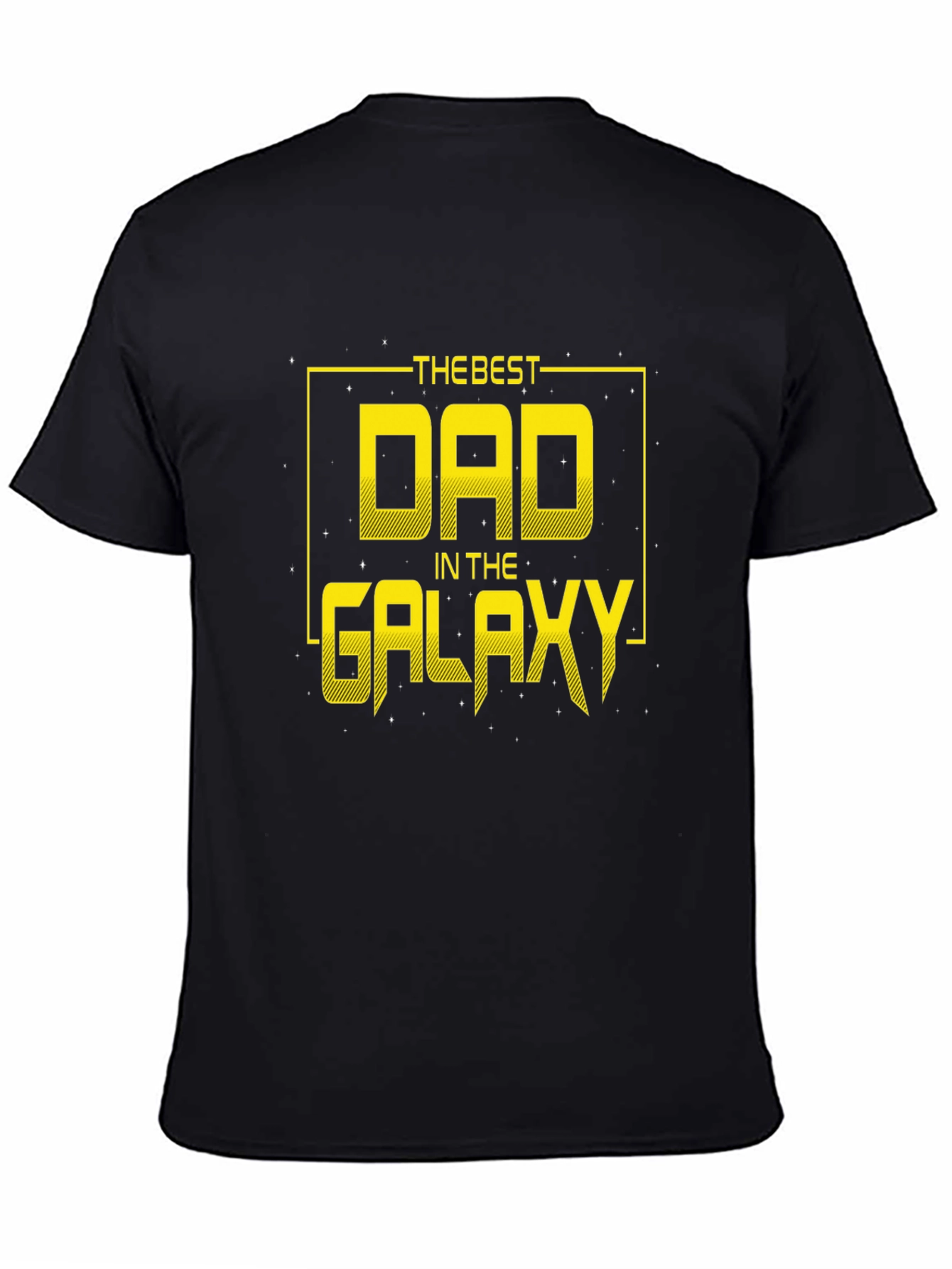 Best Dad in the Galaxy Black T-Shirt