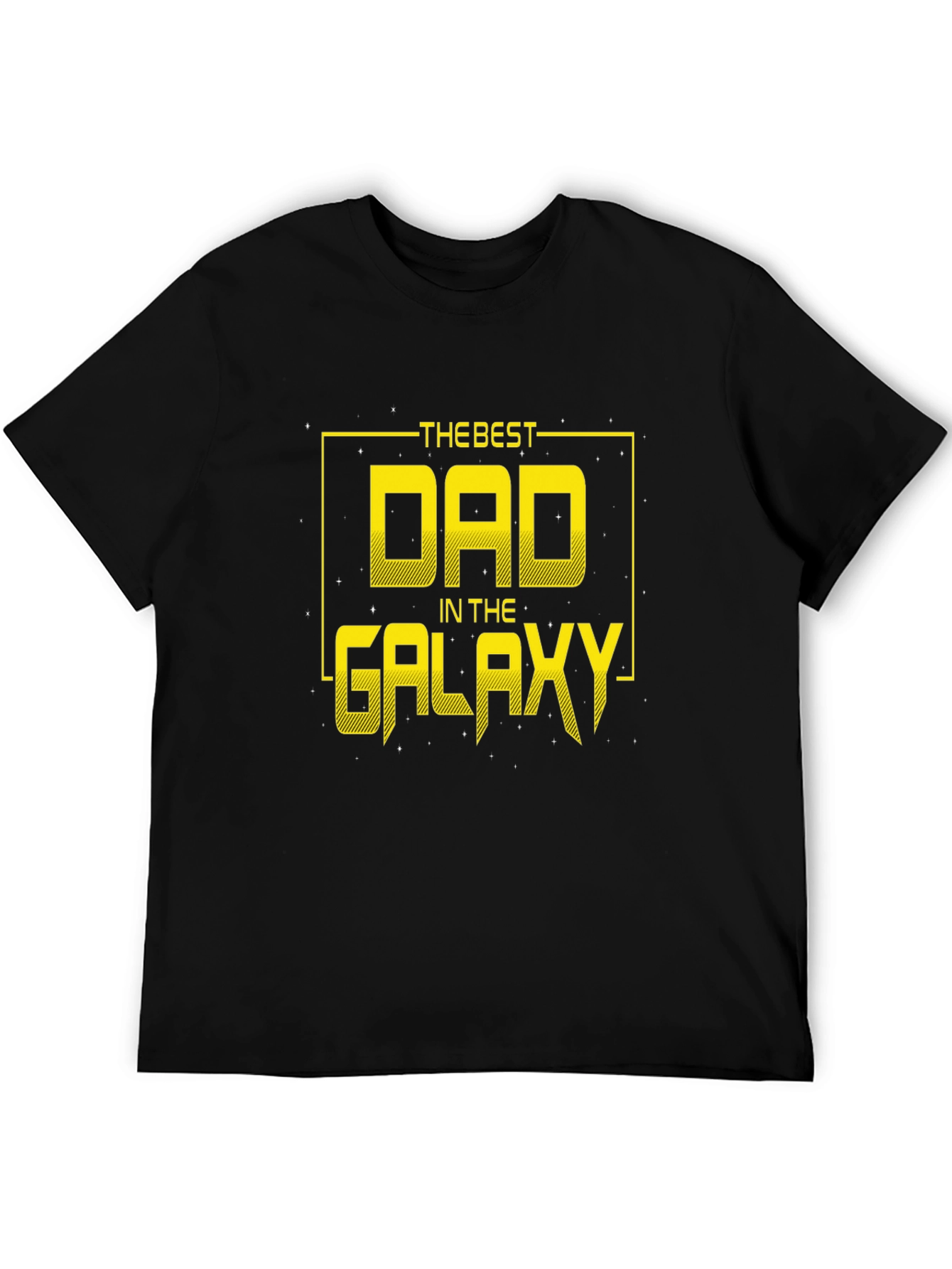 Best Dad in the Galaxy Black T-Shirt