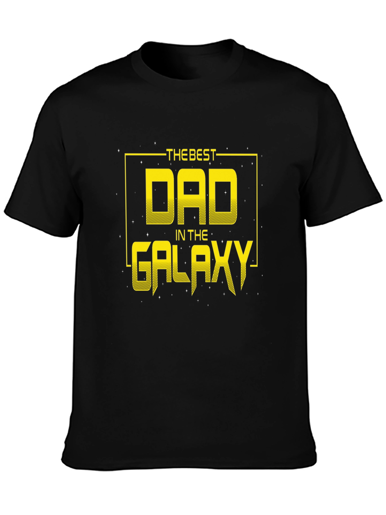 Best Dad in the Galaxy Black T-Shirt