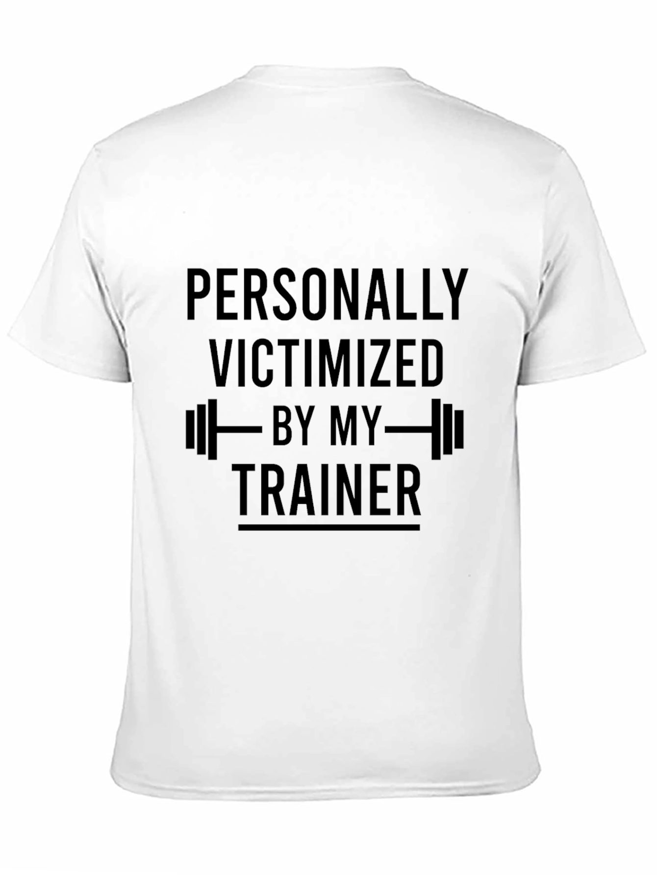 Victimized By My Trainer Black T-Shirt