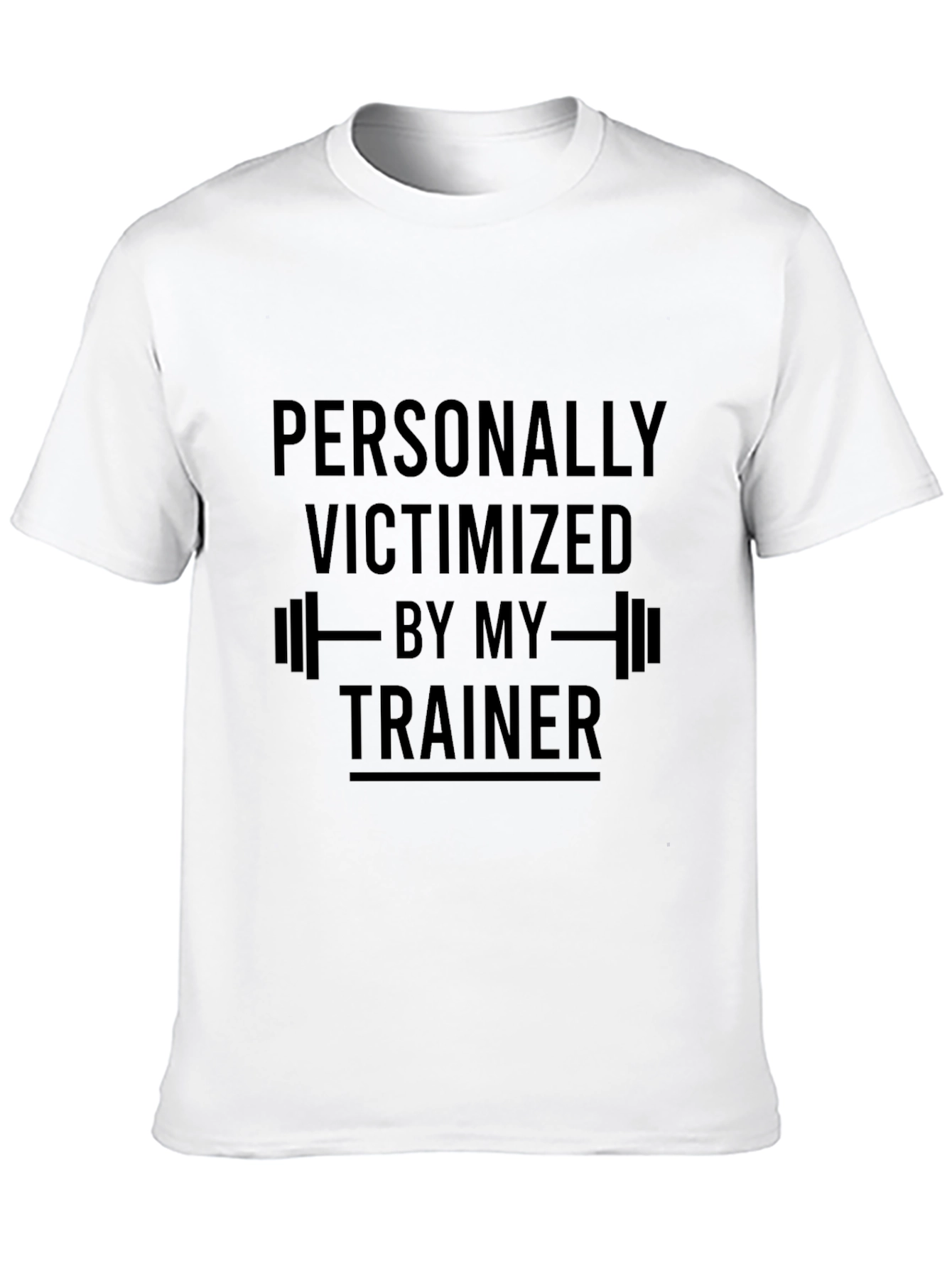 Victimized By My Trainer Black T-Shirt