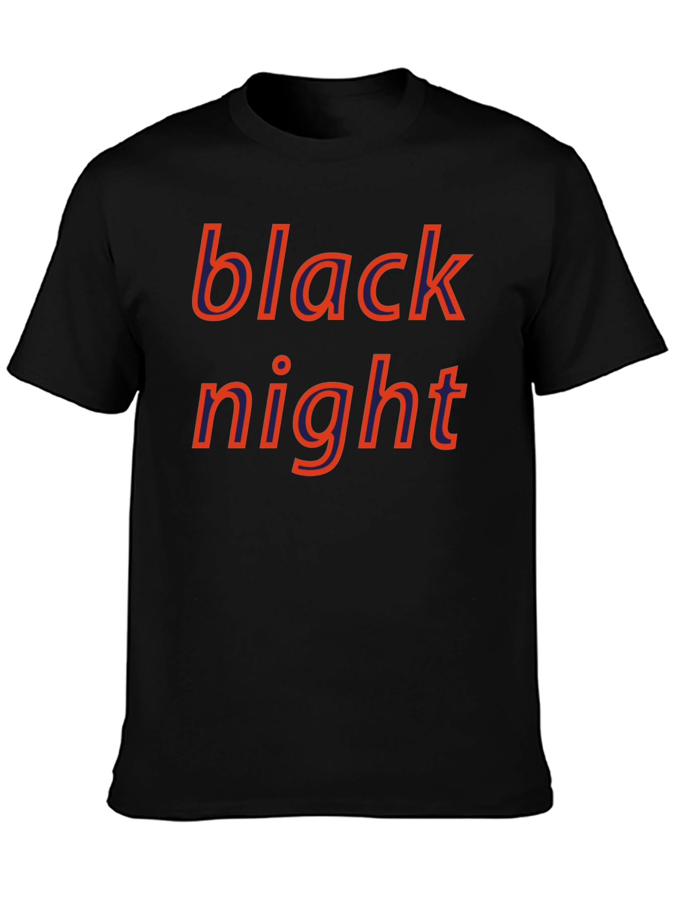 Black Night Graphic Tee - Bold Style