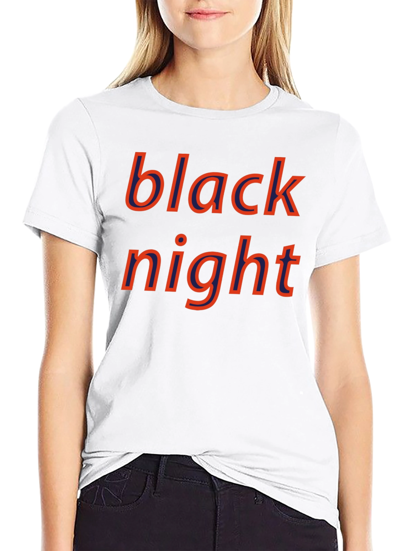 Black Night Graphic Tee - Bold Style