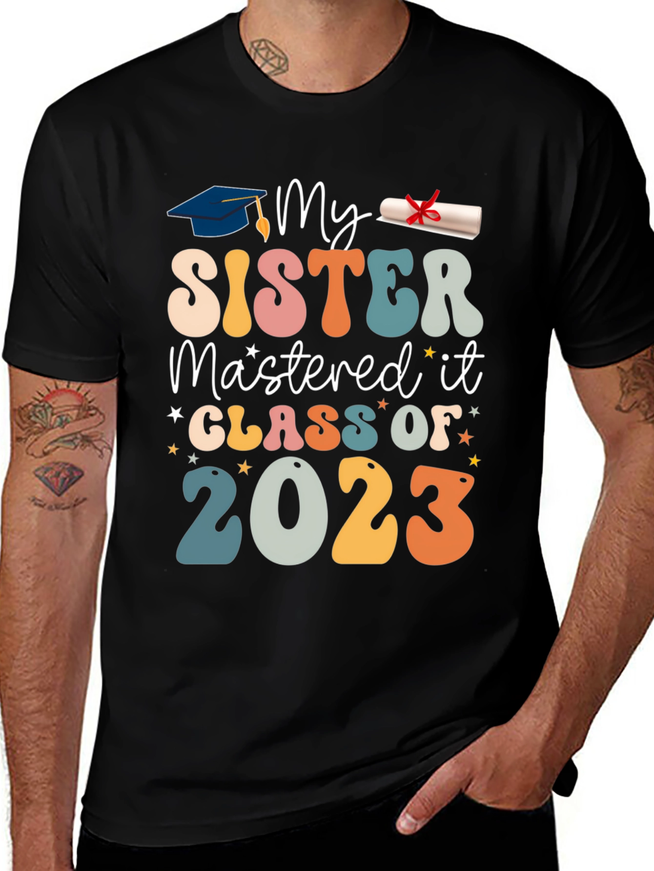 My Sister Mastered It Class of 2023 T-Shirt