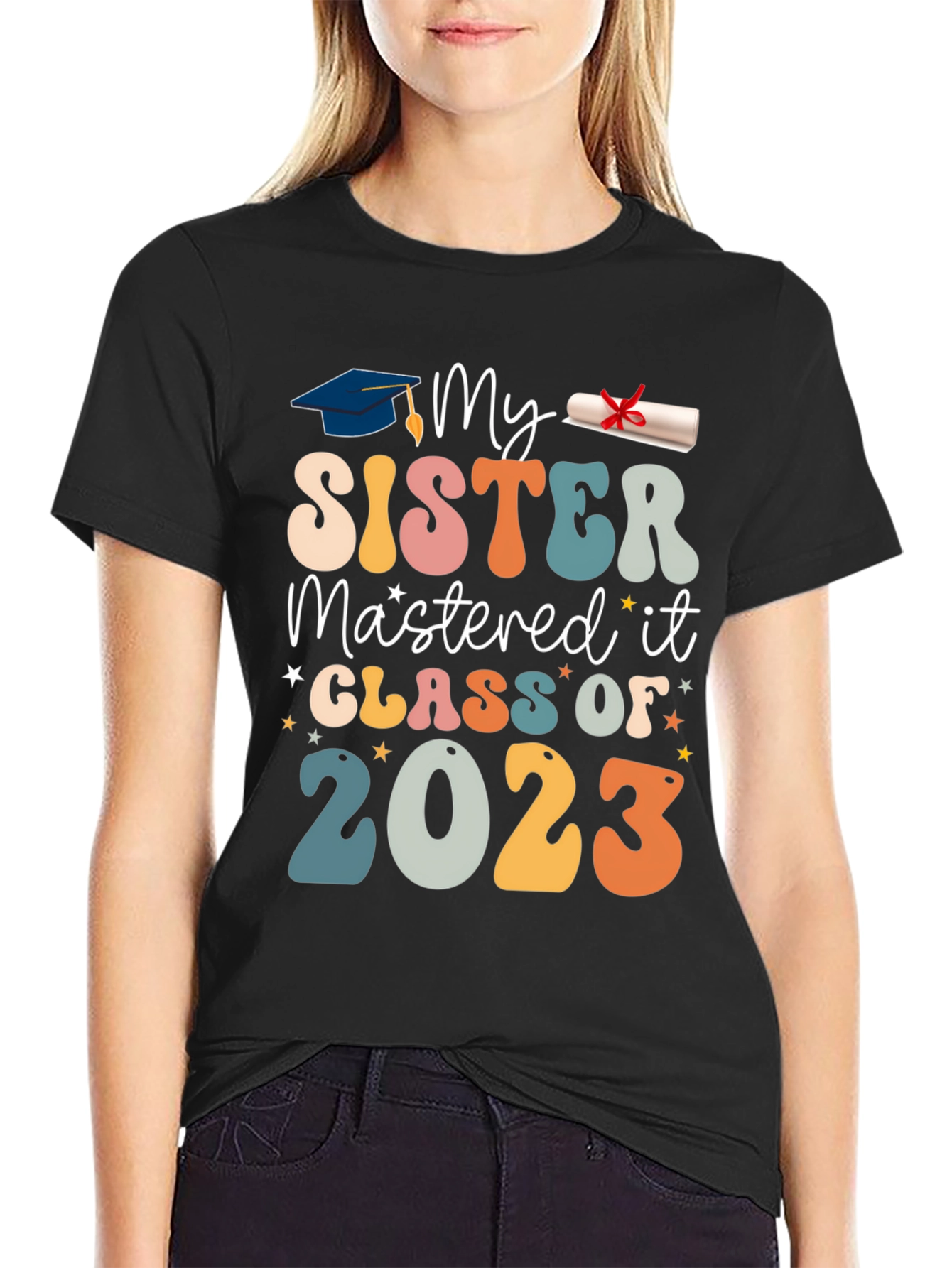 My Sister Mastered It Class of 2023 T-Shirt