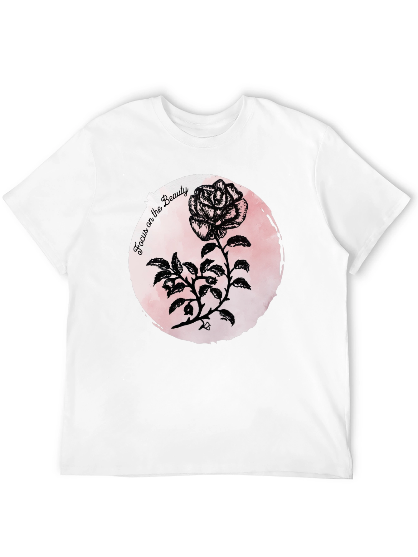 Focus on Beauty Rose Graphic Tee