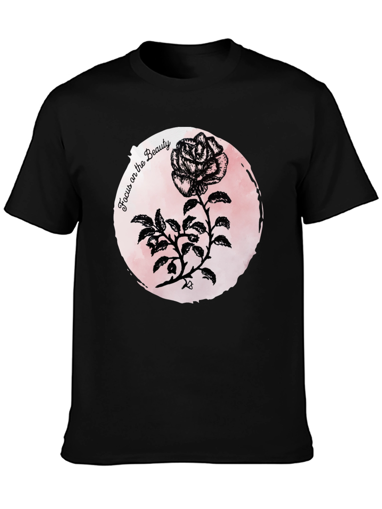Focus on Beauty Rose Graphic Tee